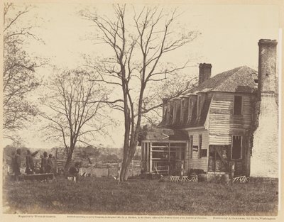 Moore House, Yorktown, where Cornwallis signed the Capitulation, May, 1862 by Wood and Gibson Wood and Gibson